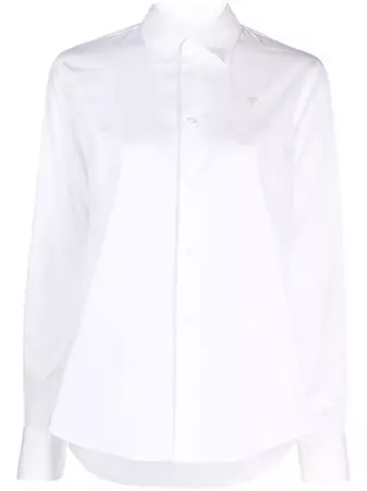 AMI Paris Ami De Coeur Cotton Shirt - Farfetch