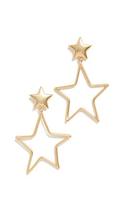 Madewell Проволочные серьги-капли со звездами | SHOPBOP