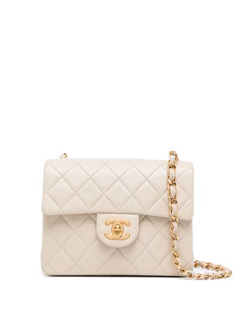 Chanel Pre-Owned 1998 Mini Classic Flap Square Shoulder Bag - Farfetch
