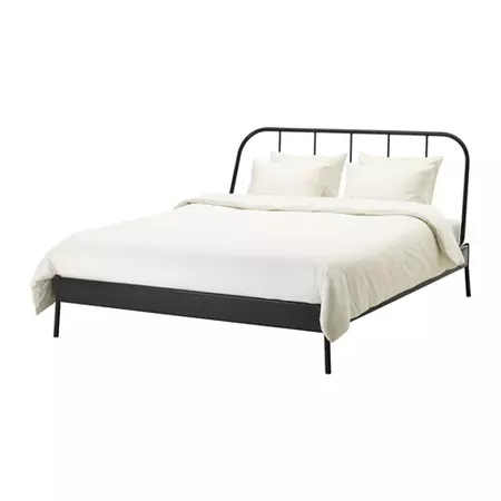 KOPARDAL Bed frame - Full/Double, Luröy slatted bed base - IKEA