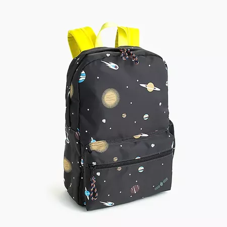 Kids' glow-in-the-dark space-print backpack : Girl back to school gear | J.Crew