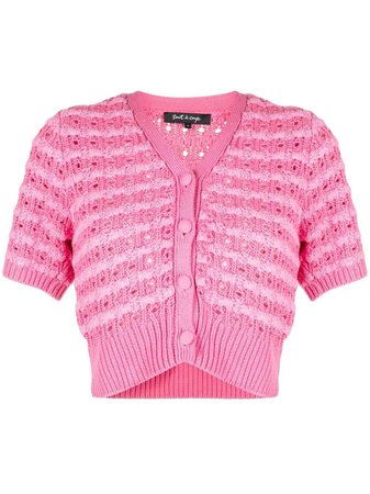 Tout a Coup Short Sleeve Knitted Cardigan - Farfetch