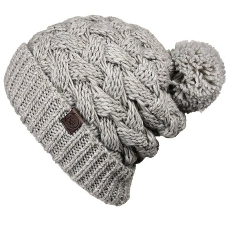 Womens Chunky Beanie - The Lili- Rustic Grey - King and Fifth Supply Co.