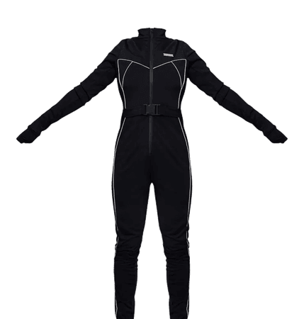 Black Ski Suit