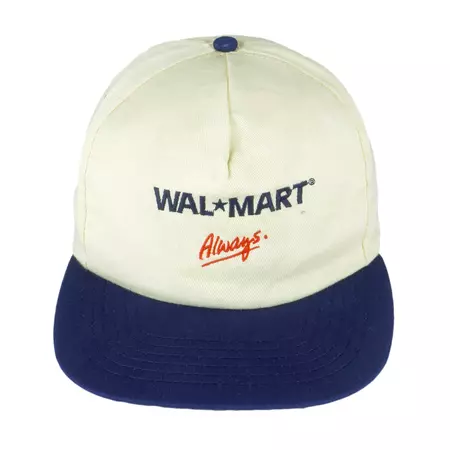 Vintage (AC) - Walmart, Always Embroidered Snapback Hat 1990s OSFA – Vintage Club Clothing