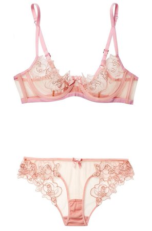MARTY SIMONE | LUXURY LINGERIE - Agent Provocateur | Lindie - in pink & peach |...
