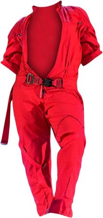loewe red jumpsuit