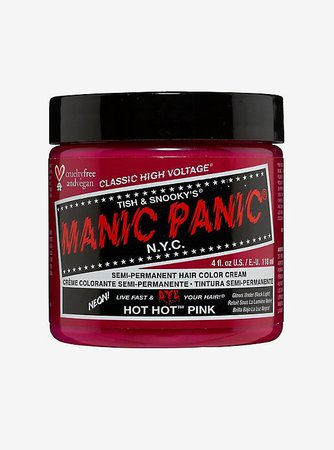 Manic Panic Hot Hot Pink Classic High Voltage Semi-Permanent Hair Dye