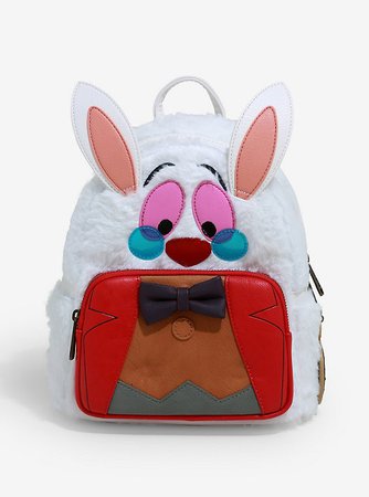 Loungefly Disney Alice In Wonderland White Rabbit Mini Backpack