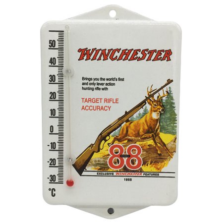 Vintage Winchester Guns Porcelain Metal Enamel Gas Station Thermometer 7.5 x 5" | eBay