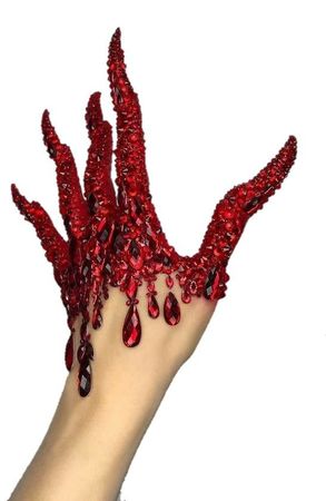 Blood hand