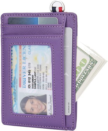 Small RFID Blocking Minimalist Credit Card Holder Pocket Slim Wallets for Men Women at Amazon Men’s Clothing store