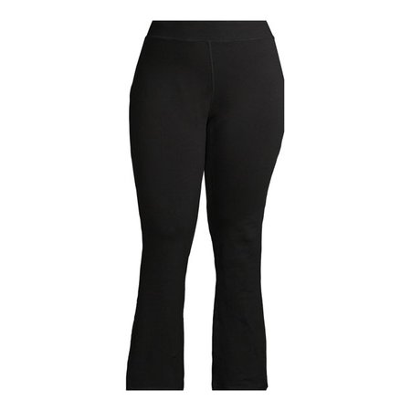 Athletic Works - Athletic Works Women's Plus Size Flared Yoga Sweatpants - Walmart.com - Walmart.com