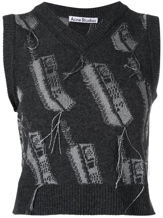Acne Studios Knitted Wool Vest - Farfetch