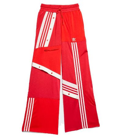 adidas - DECONSTRUCTED TRACK PANTS red