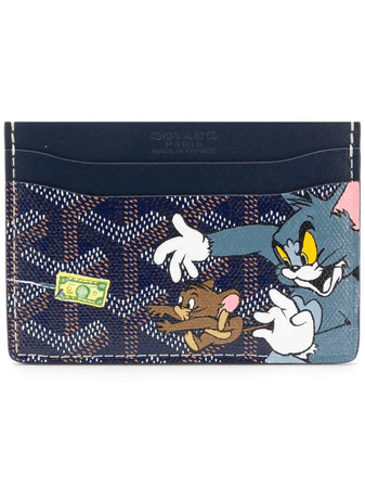 Goyard Tom and Jerry print card holder