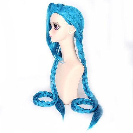 League Of Legends Wigs Jinx Synthetic Synthetic Hair Wigs | Fruugo ZA