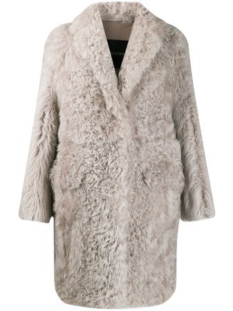 Blancha textured coat - Farfetch