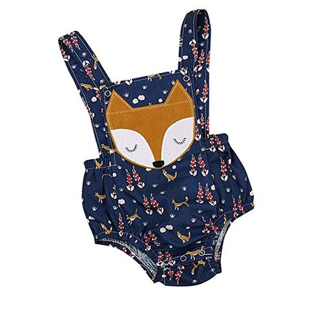 Amazon.com: Coper Summer Infant Baby Girls Boys Animal Print Backless Romper Jumpsuit: Gateway