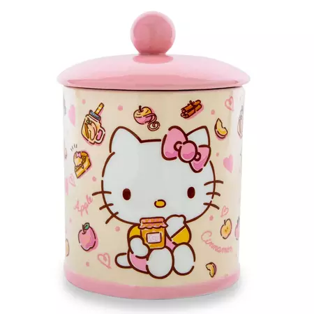 Silver Buffalo Sanrio Hello Kitty Apples And Cinnamon Ceramic Snack Jar | 8 Inches Tall : Target