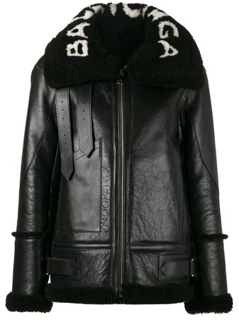 Balenciaga Le Bombardier Oversized Shearling Jacket £3,300 - Shop Online - Fast Global Shipping, Price