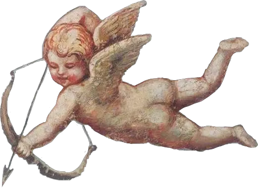 vintage cherub cupid art arthoe painting michelangelo...