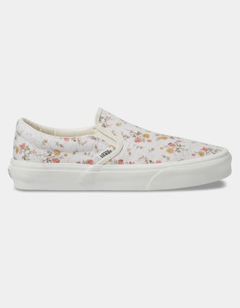 VANS Vintage Slip-On Floral & Marshmallow Womens Shoes - WHTCO - 346316167 | Tillys