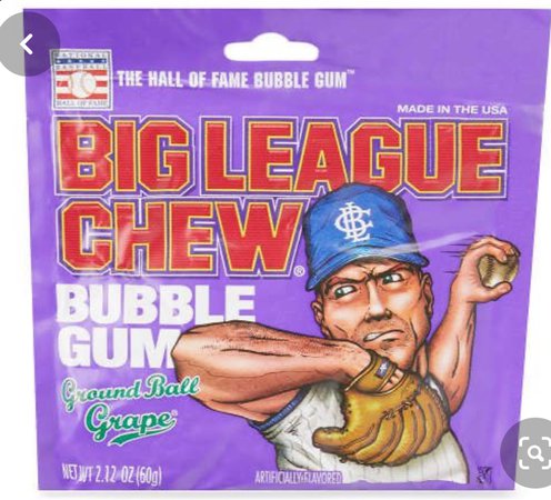 baseball bubble gum