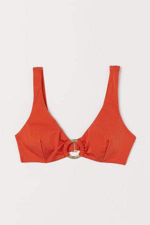 Padded Bikini Top - Orange