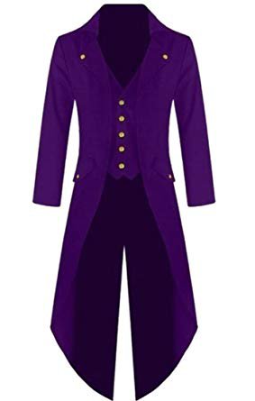purple tail coat