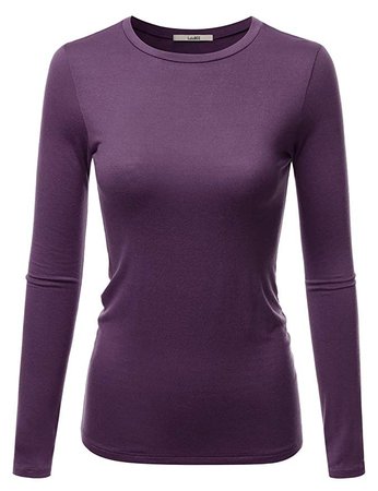 Purple Long-Sleeve Shirt