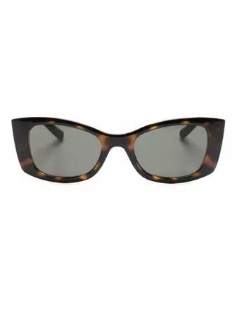Saint Laurent Eyewear logo-engraved cat-eye-frame Sunglasses - Farfetch
