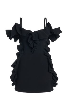Ruffled Mini Dress By Del Core | Moda Operandi