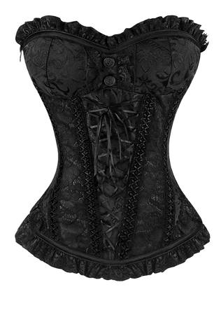 lace corset blouse  goth / punk