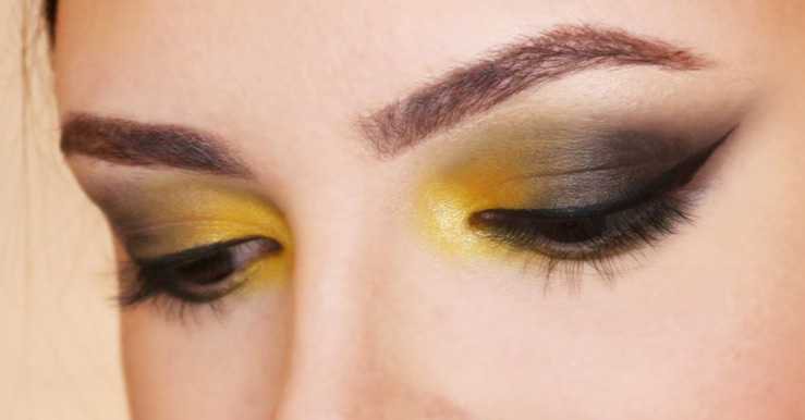 yellow make-up