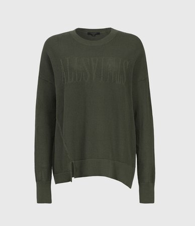 ALLSAINTS US: Womens Vita Sweater (khaki_green)