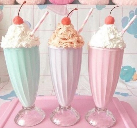 pastel milkshakes