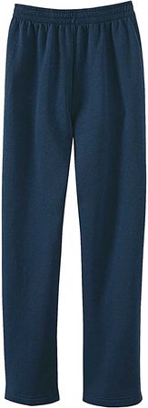 National Fleece Elastic Waist Pants, Cotton-Polyester Fabric, Multi-Stitched for Durability at Amazon Women’s Clothing store