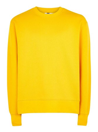 Yellow Classic Sweatshirt - TOPMAN USA