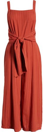 BP. Stripe Tie Waist Jumpsuit (Regular & Plus Size) | Nordstrom