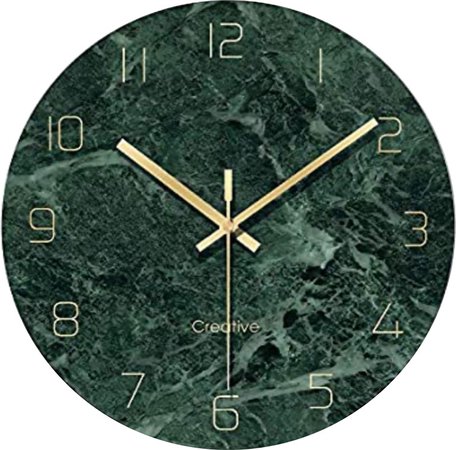 emerald green wall clock