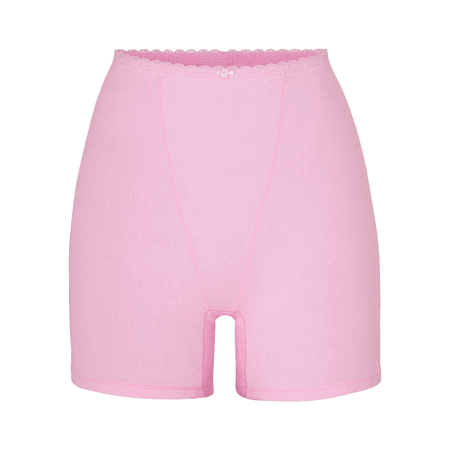 pink skims shorts