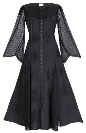 Jonella Maxi Dress in Black - HolyClothing