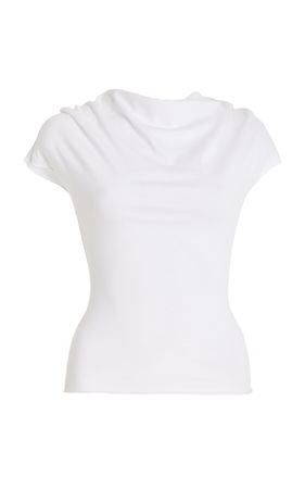Exclusive Glove Off-The-Shoulder Cotton-Jersey Top By Beare Park | Moda Operandi
