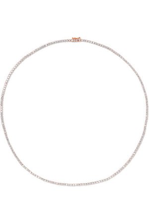 Anita Ko | Hepburn 18-karat rose gold diamond choker | NET-A-PORTER.COM