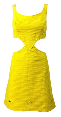 Yellow 60s Mod Dress