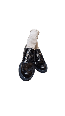 black prada shoes