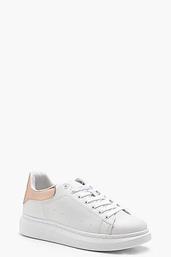 Penny Platform Lace Up Trainers