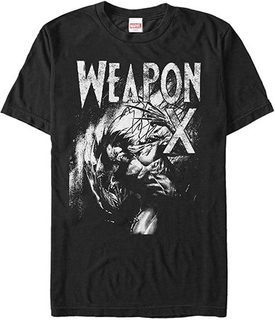 Amazon.com: Men's Marvel X-Men Wolverine Weapon Xscale T-Shirt - Black - Large: Clothing