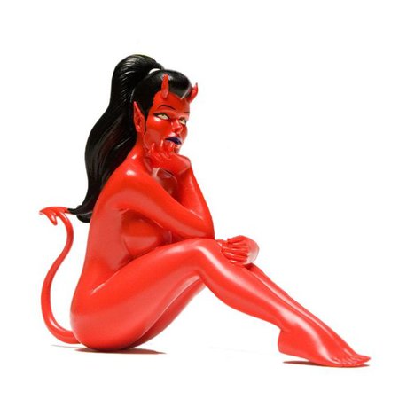 Fatsuma Toys on Twitter: "Lords of Acid Devil Girl Mini Statue by Coop #coop #theartofcoop #devilgirl #lordsofacid #hotrod #lowbrow http://t.co/bZtFve461I" / Twitter